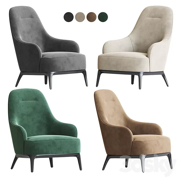 Play s furman armchair 3D Model Play s furman armchair 3D Model