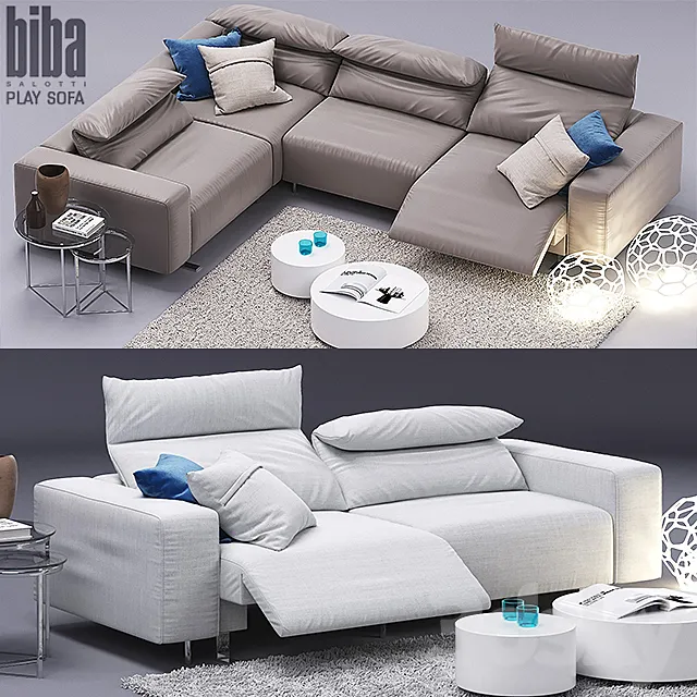 Play sofa. Biba Salotti 3DModel Play sofa. Biba Salotti 3DModel