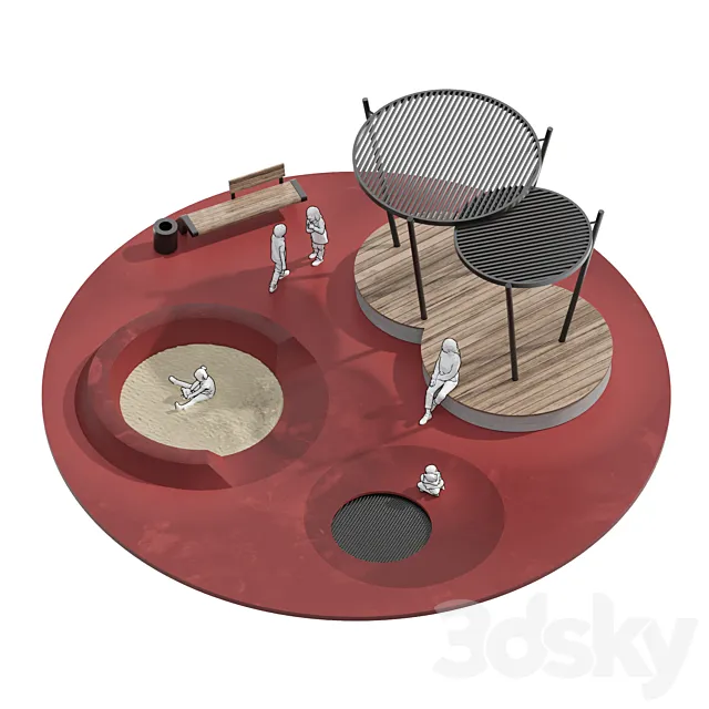 Playground 1 3D Model Playground 1 3D Model