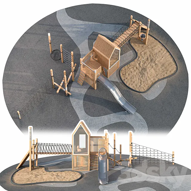 Playground 3D Model Playground 3D Model