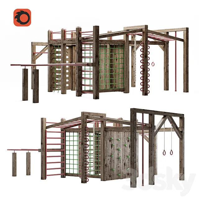 Playground 3DModel Playground 3DModel