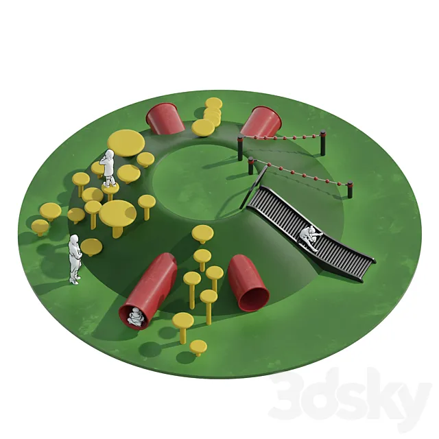 Playground 4 3D Model Playground 4 3D Model