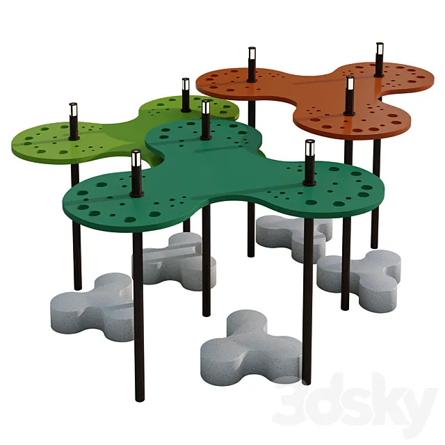 Playground canopy 3D Model Playground canopy 3D Model