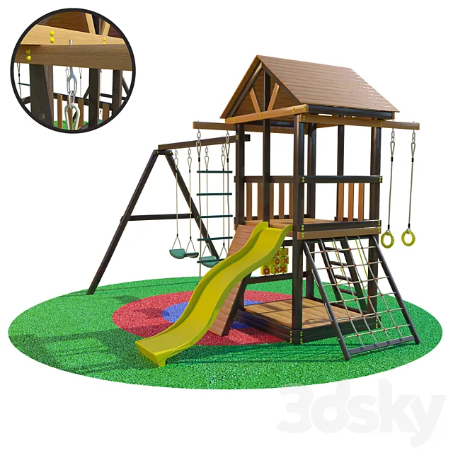 Playground Wendel 3D Model Playground Wendel 3D Model