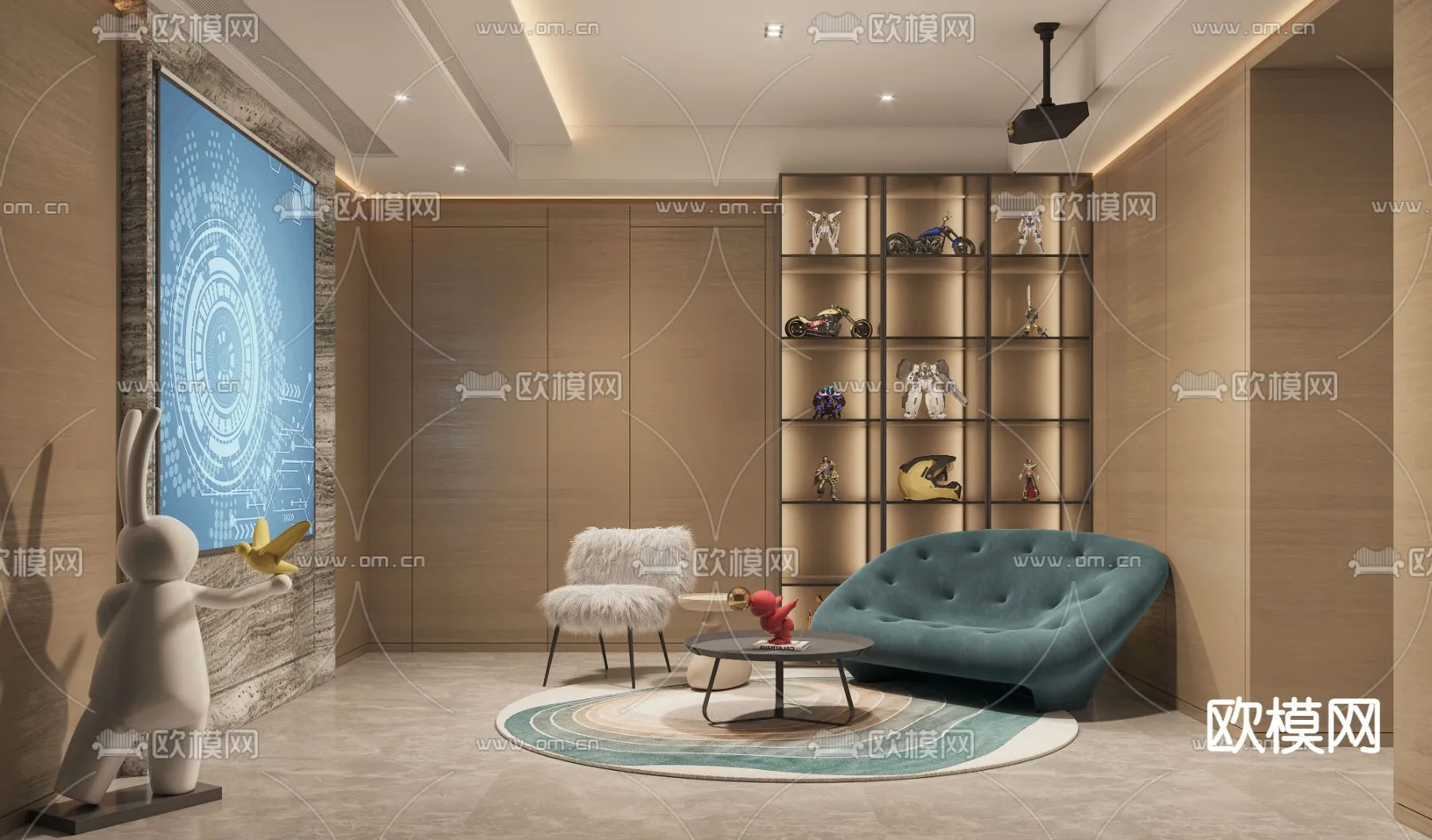 PLAYROOM – CORONA – 3D MODEL – 1583