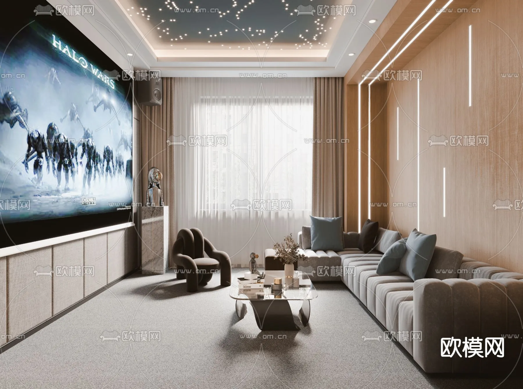 PLAYROOM – CORONA – 3D MODEL – 1603