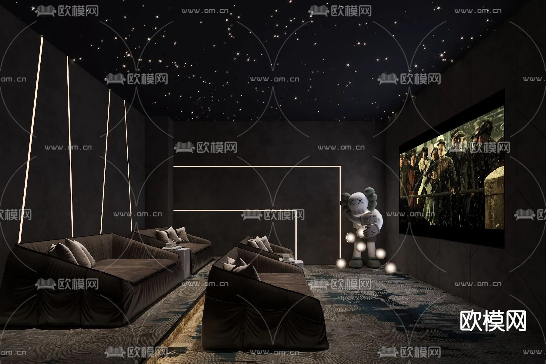 PLAYROOM – CORONA – 3D MODEL – 1618