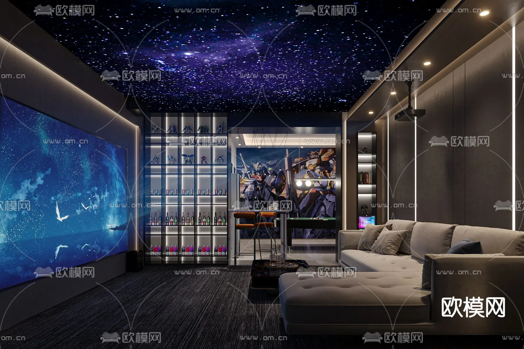 PLAYROOM – CORONA – 3D MODEL – 1626