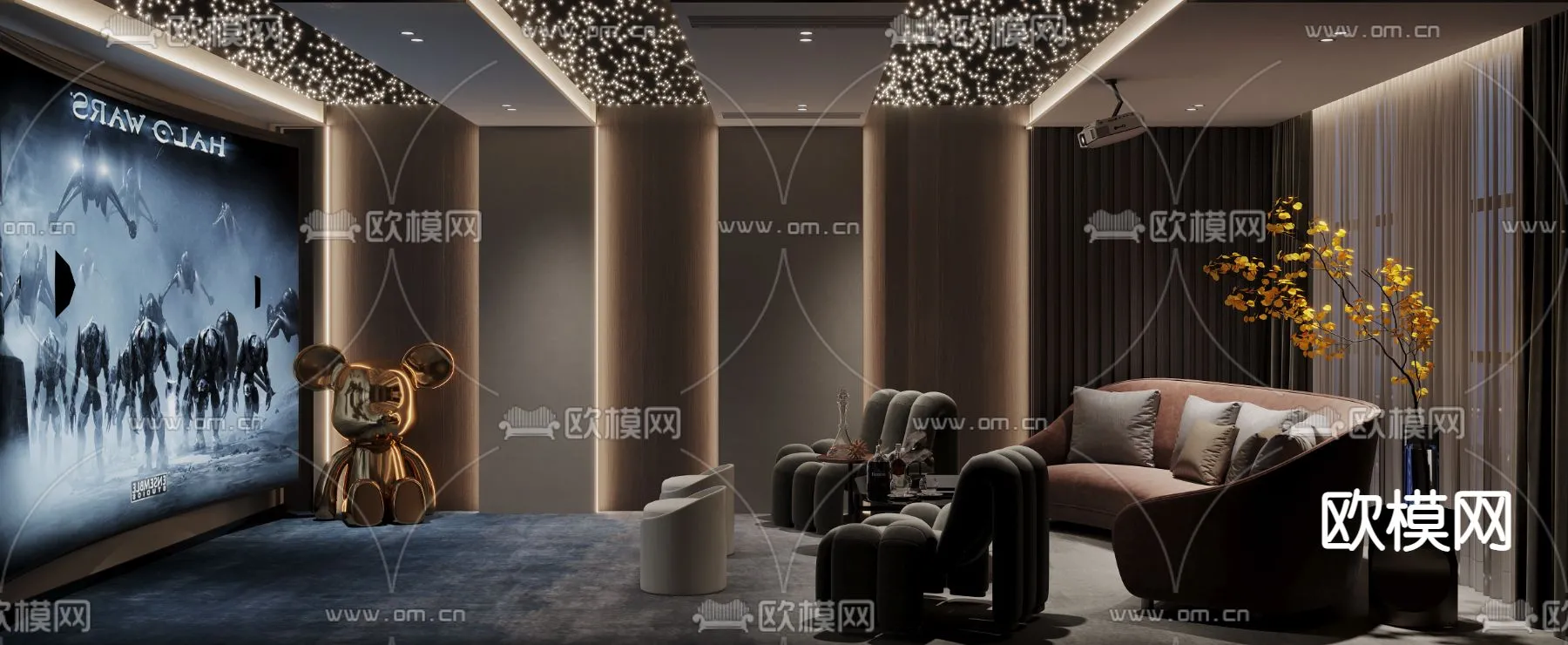 PLAYROOM – CORONA – 3D MODEL – 1629