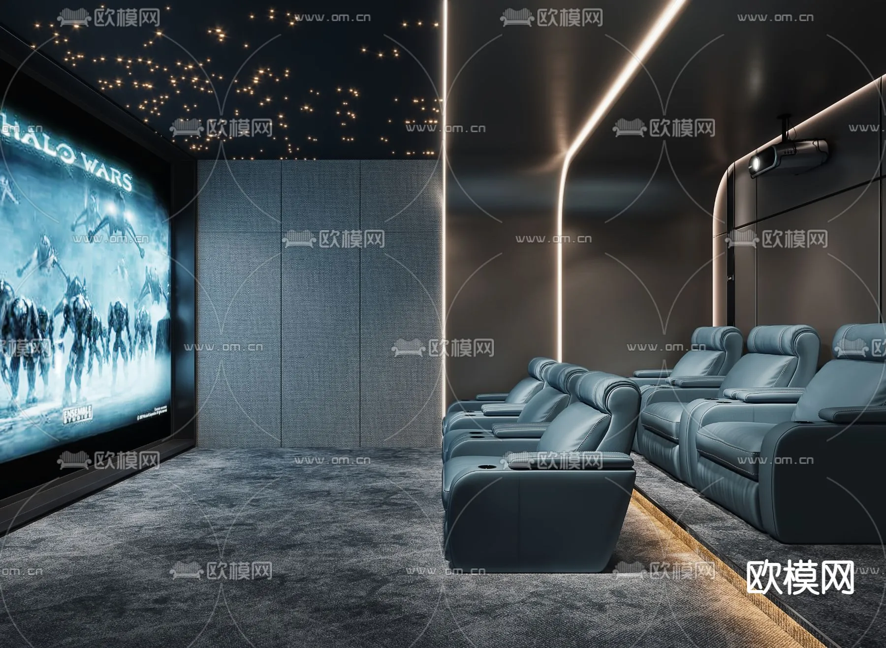 PLAYROOM – CORONA – 3D MODEL – 1644