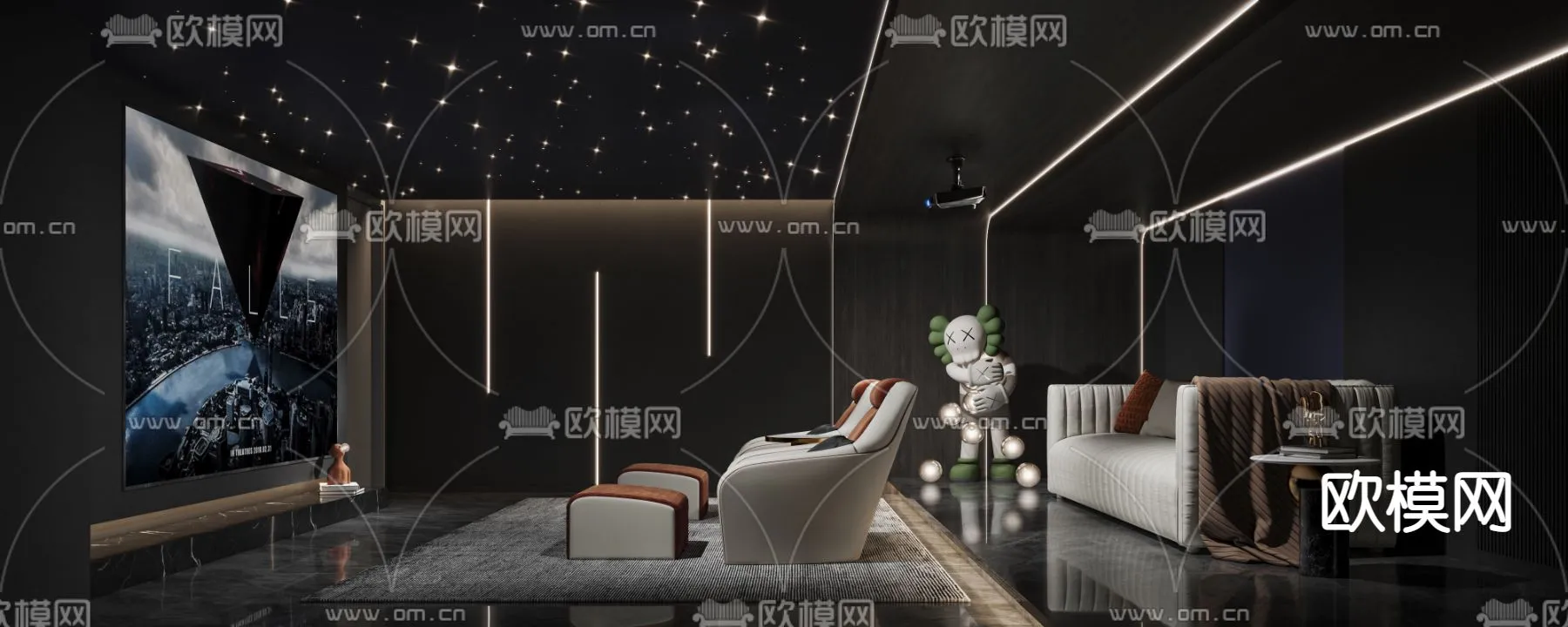 PLAYROOM – CORONA – 3D MODEL – 1646