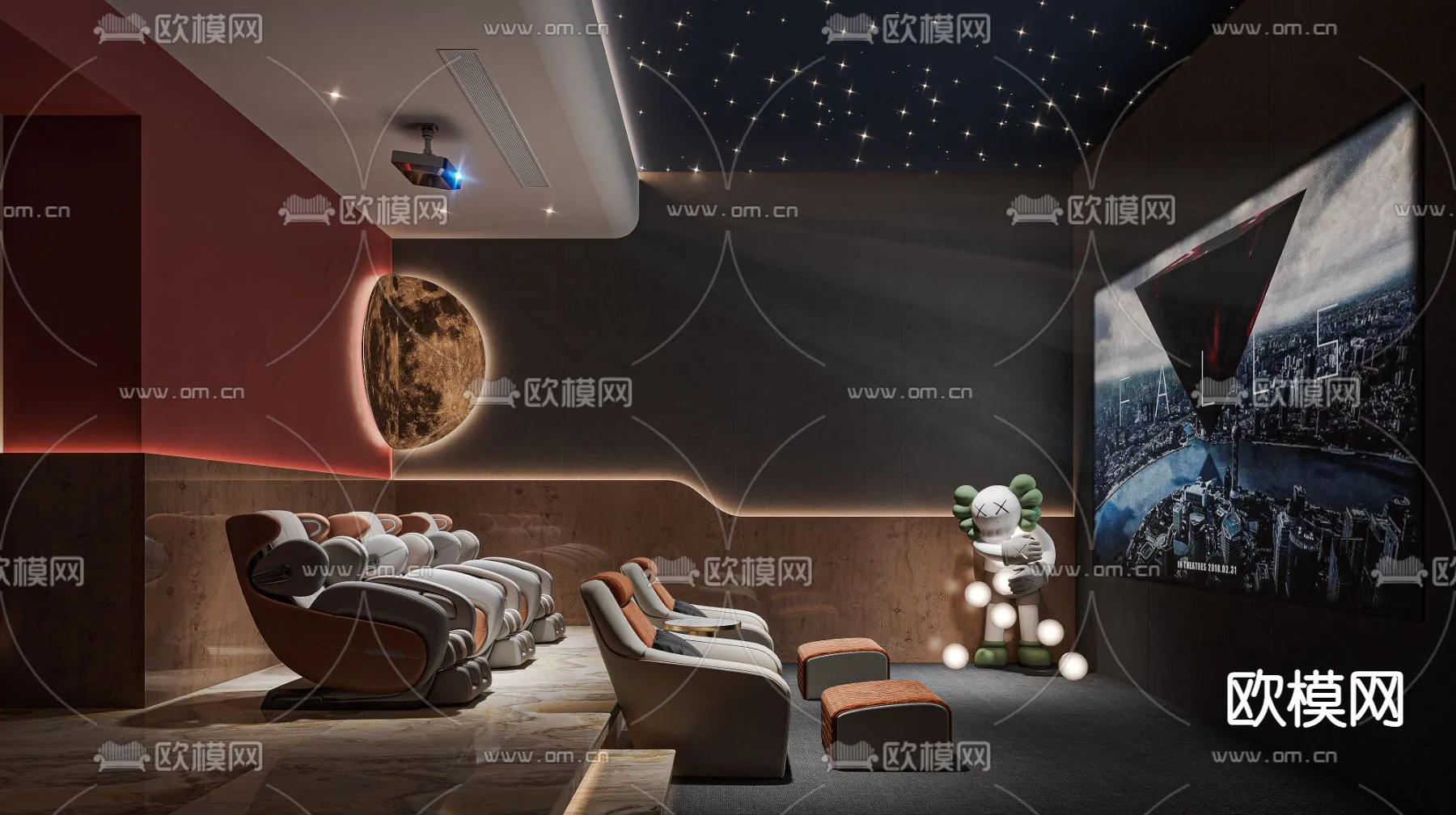 PLAYROOM – CORONA – 3D MODEL – 1668