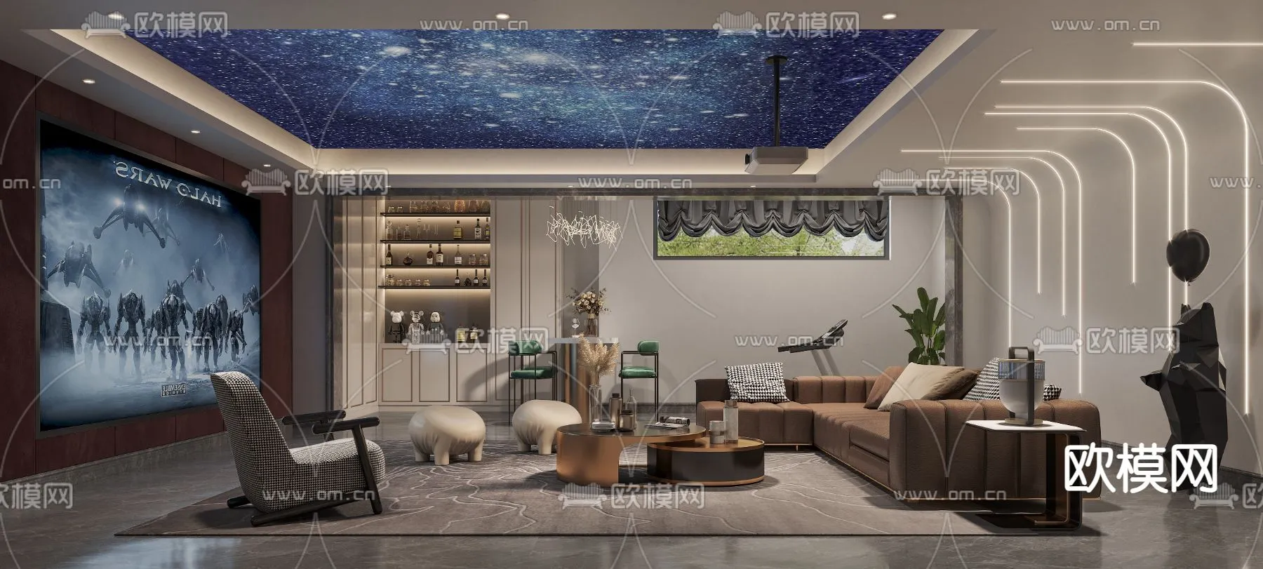 PLAYROOM – CORONA – 3D MODEL – 1674