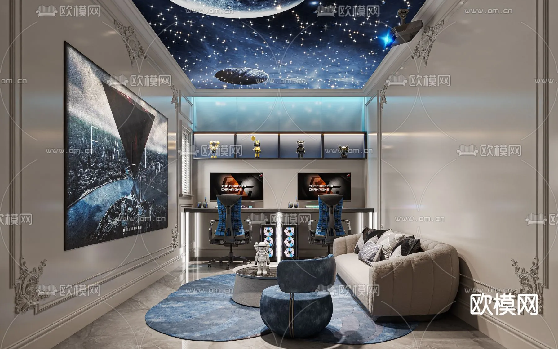 PLAYROOM – CORONA – 3D MODEL – 792