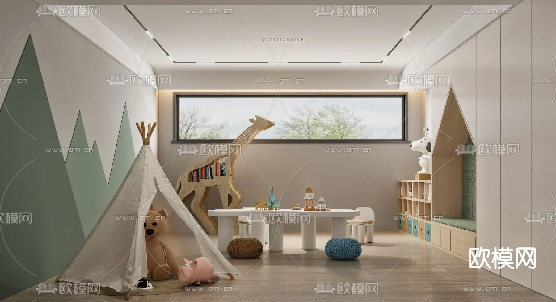 PLAYROOM – CORONA – 3D MODEL – 797