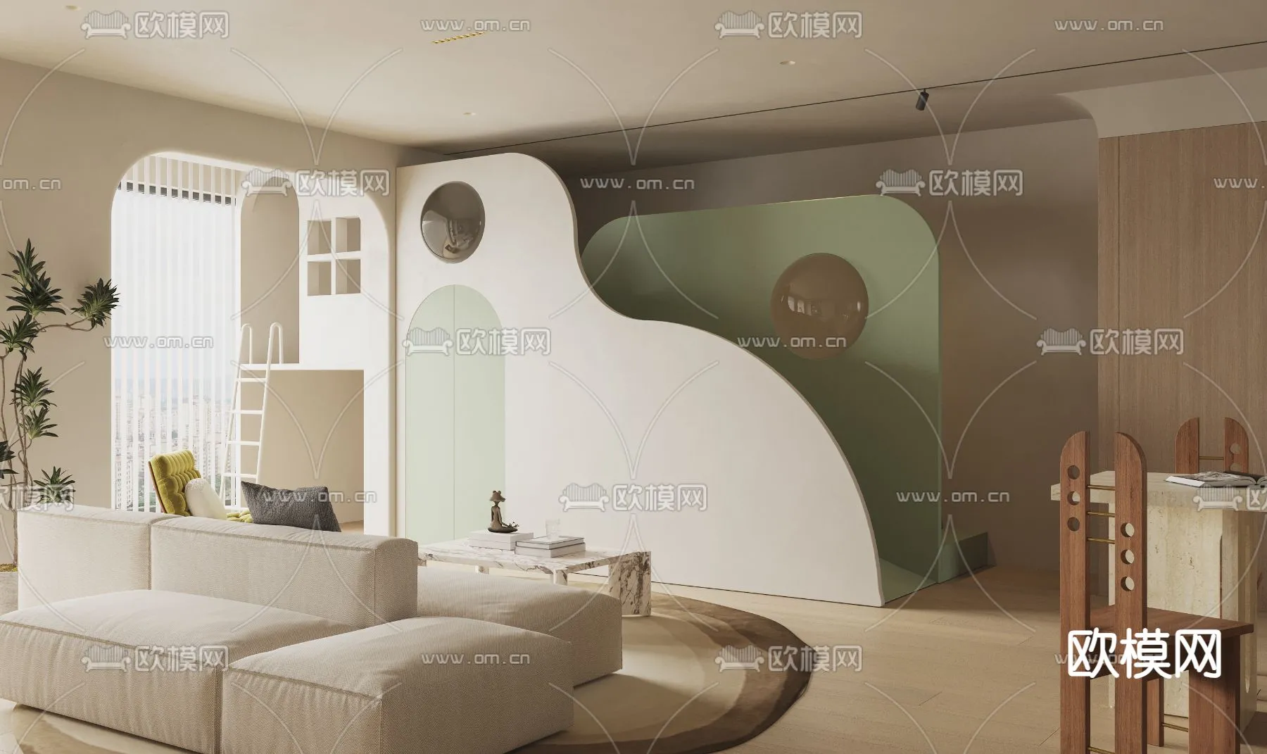 PLAYROOM – CORONA – 3D MODEL – 800