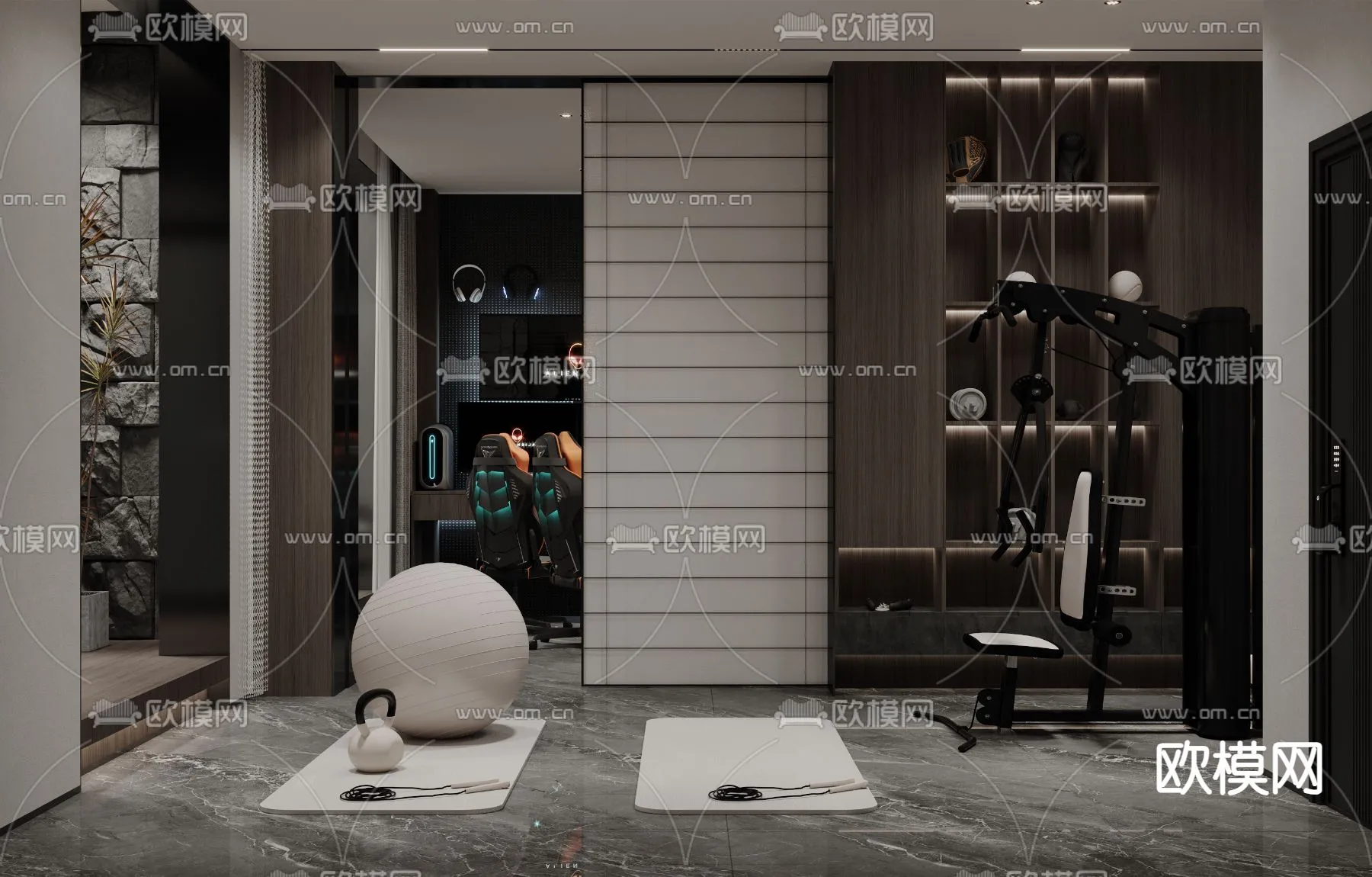 PLAYROOM – CORONA – 3D MODEL – 828