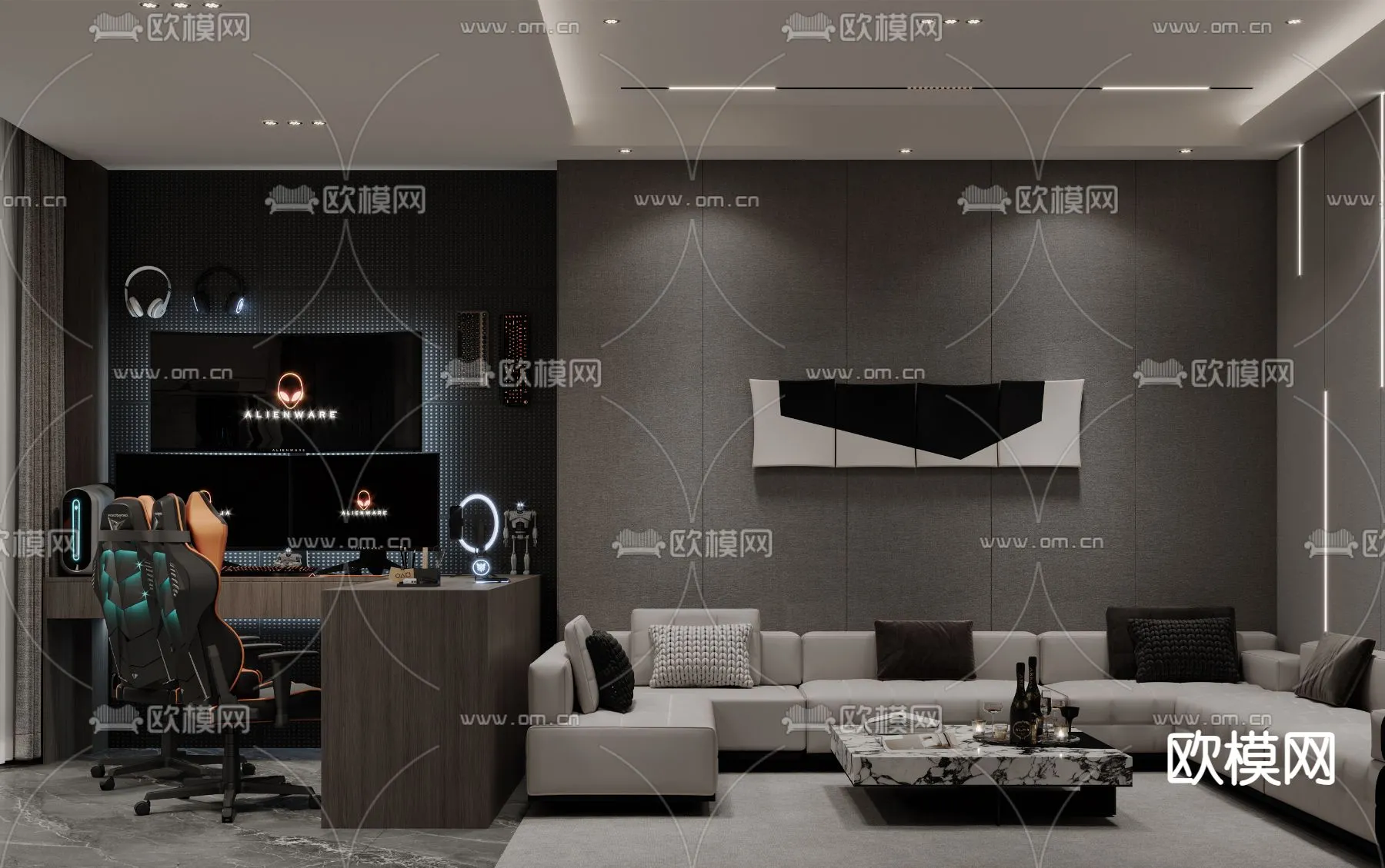 PLAYROOM – CORONA – 3D MODEL – 829