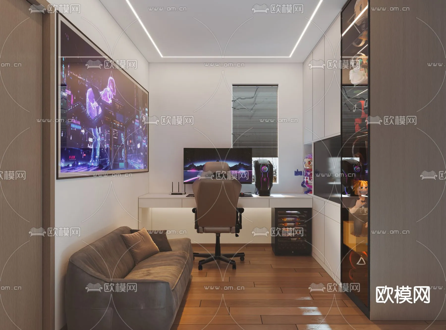 PLAYROOM – CORONA – 3D MODEL – 831