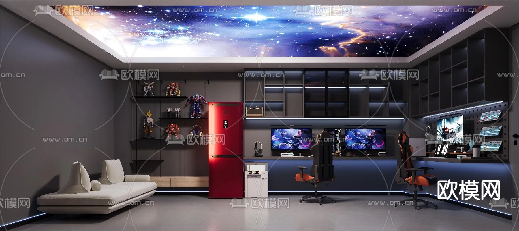 PLAYROOM – CORONA – 3D MODEL – 848