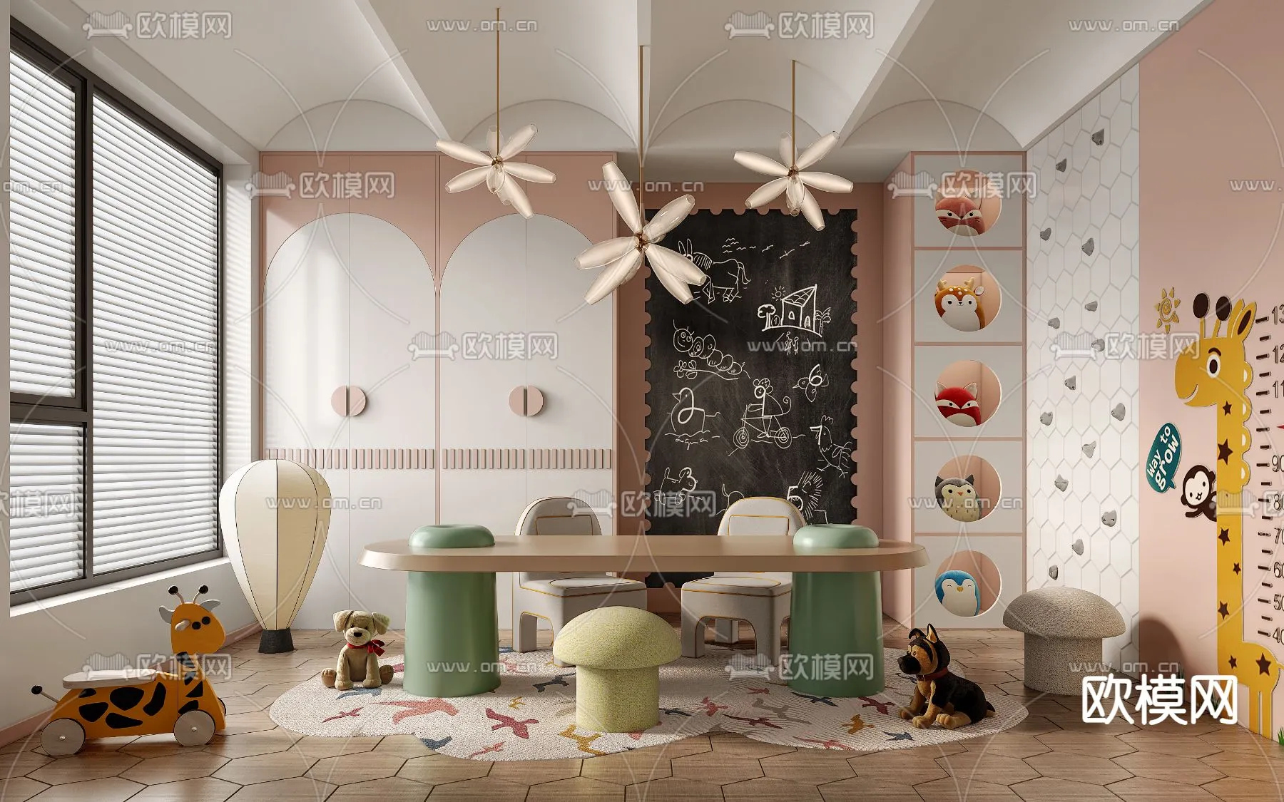 PLAYROOM – CORONA – 3D MODEL – 886