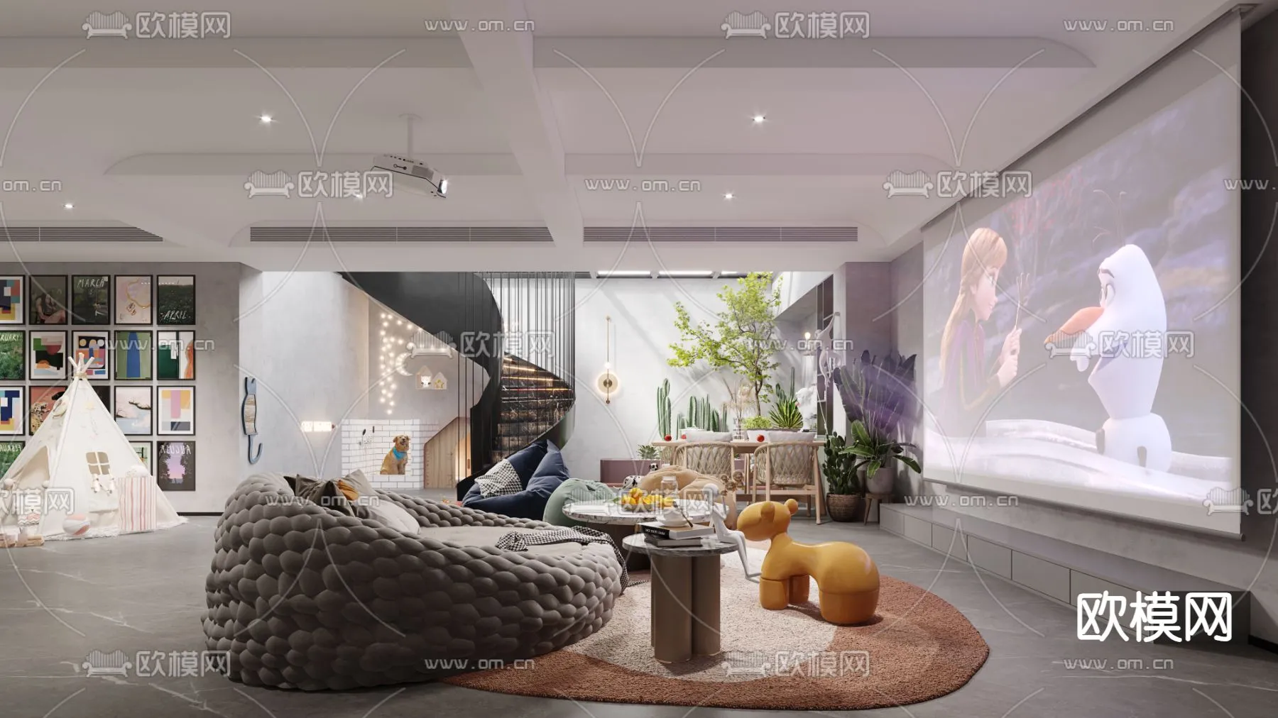 PLAYROOM – VRAY / CORONA – 3D MODEL – 1681