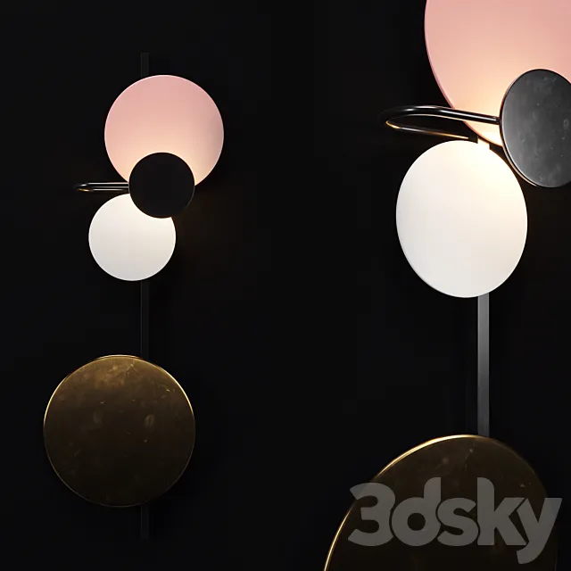Please Wait To Be Seated Planet Lamp 3DModel