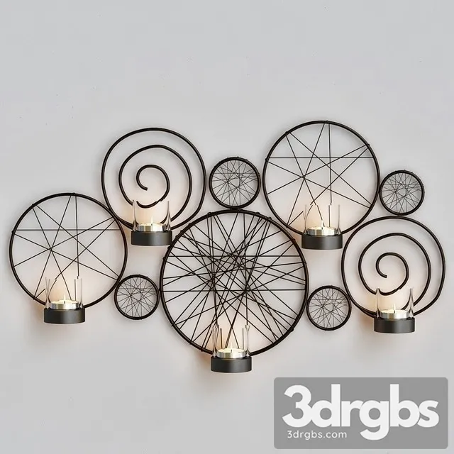 Pleasture Metal Wall Sconce 3D Model Download