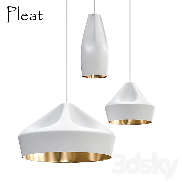 Pleat_Box_13_Pendant_Light 3DModel