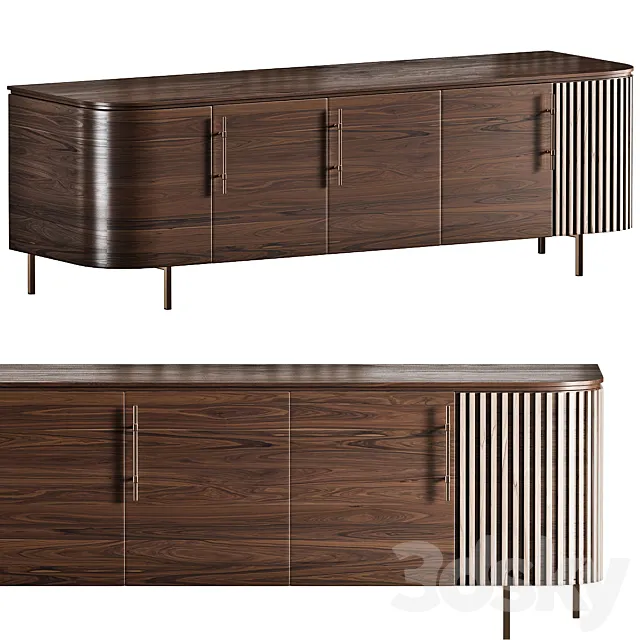 PLISSE Sideboard Plisse Collection By BAXTER 3DModel PLISSE Sideboard Plisse Collection By BAXTER 3DModel