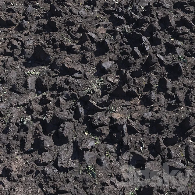 Plowed land_1 3D Model Plowed land_1 3D Model