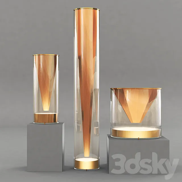 Pluma Floo Lamp Rohe Bobois 3D Model