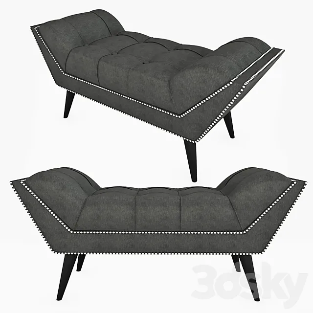 Plume bench 3DModel Plume bench 3DModel