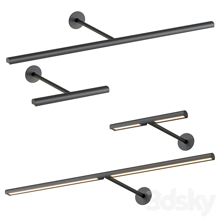 Plural Dome Picture Light 3D Model Free Download