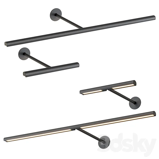 Plural Dome Picture Light 3D Model Plural Dome Picture Light 3D Model