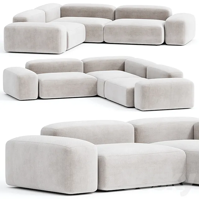 PLUS | Corner sofa By Lapalma 3D Model