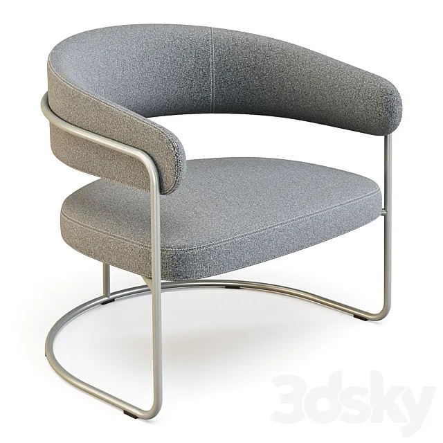 Plus Halle: Opus – Lounge Chair 3D Model