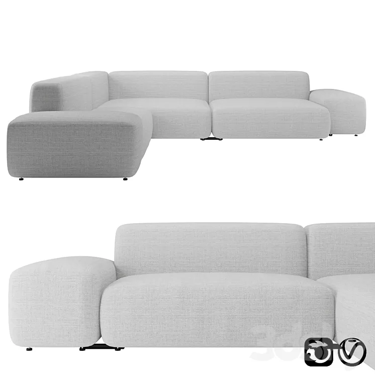 Plus Sofa by Lapalma 3D Model