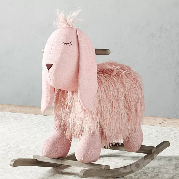 Plush Rocking | Bunny 3D Model Plush Rocking | Bunny 3D Model