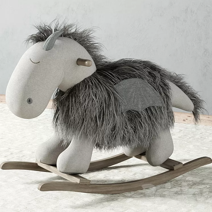 Plush Rocking | Dragon 3D Model Plush Rocking | Dragon 3D Model