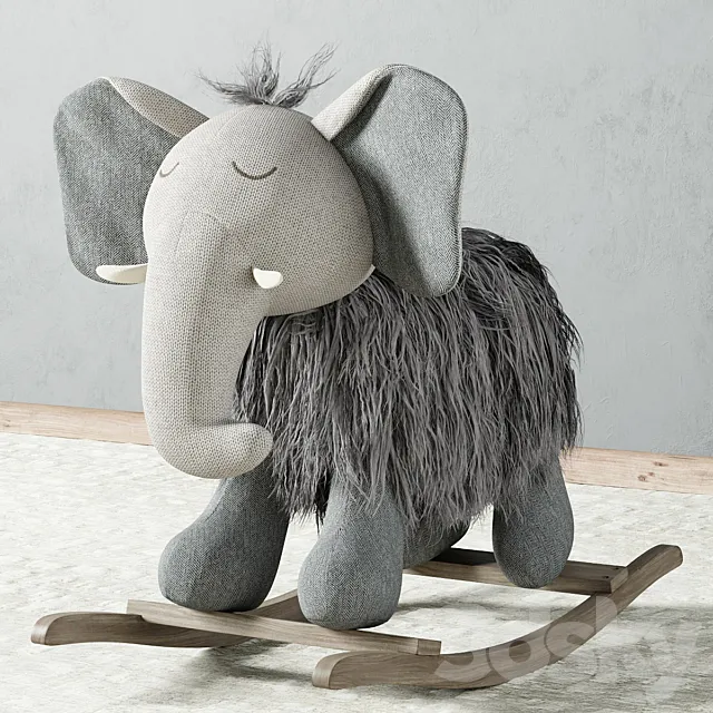 Plush Rocking | Elephant 3DModel Plush Rocking | Elephant 3DModel