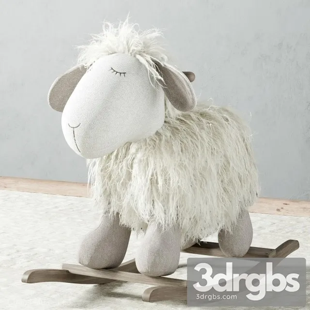 Plush Rocking Lamb 3D Model Download