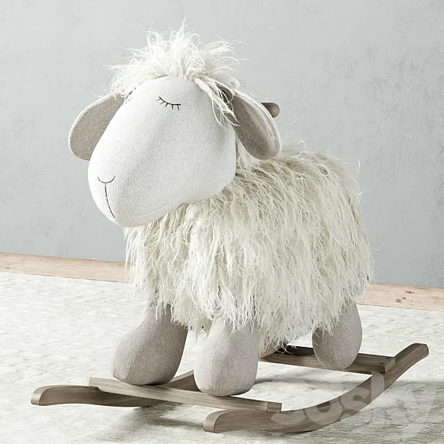 Plush Rocking | Lamb 3DModel Plush Rocking | Lamb 3DModel