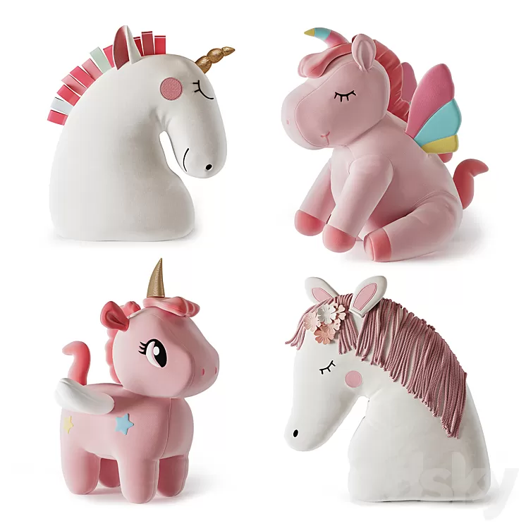 Plush Toys 14 3D Model Free Download