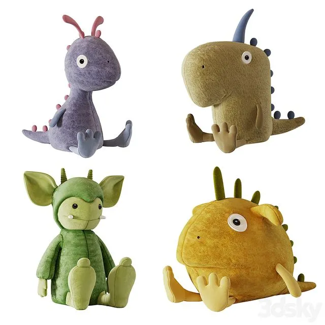 Plush Toys 18 3D Model Plush Toys 18 3D Model