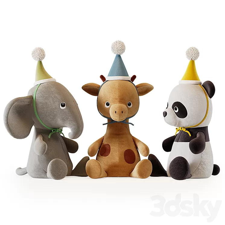 Plush Toys 19 3D Model Free Download