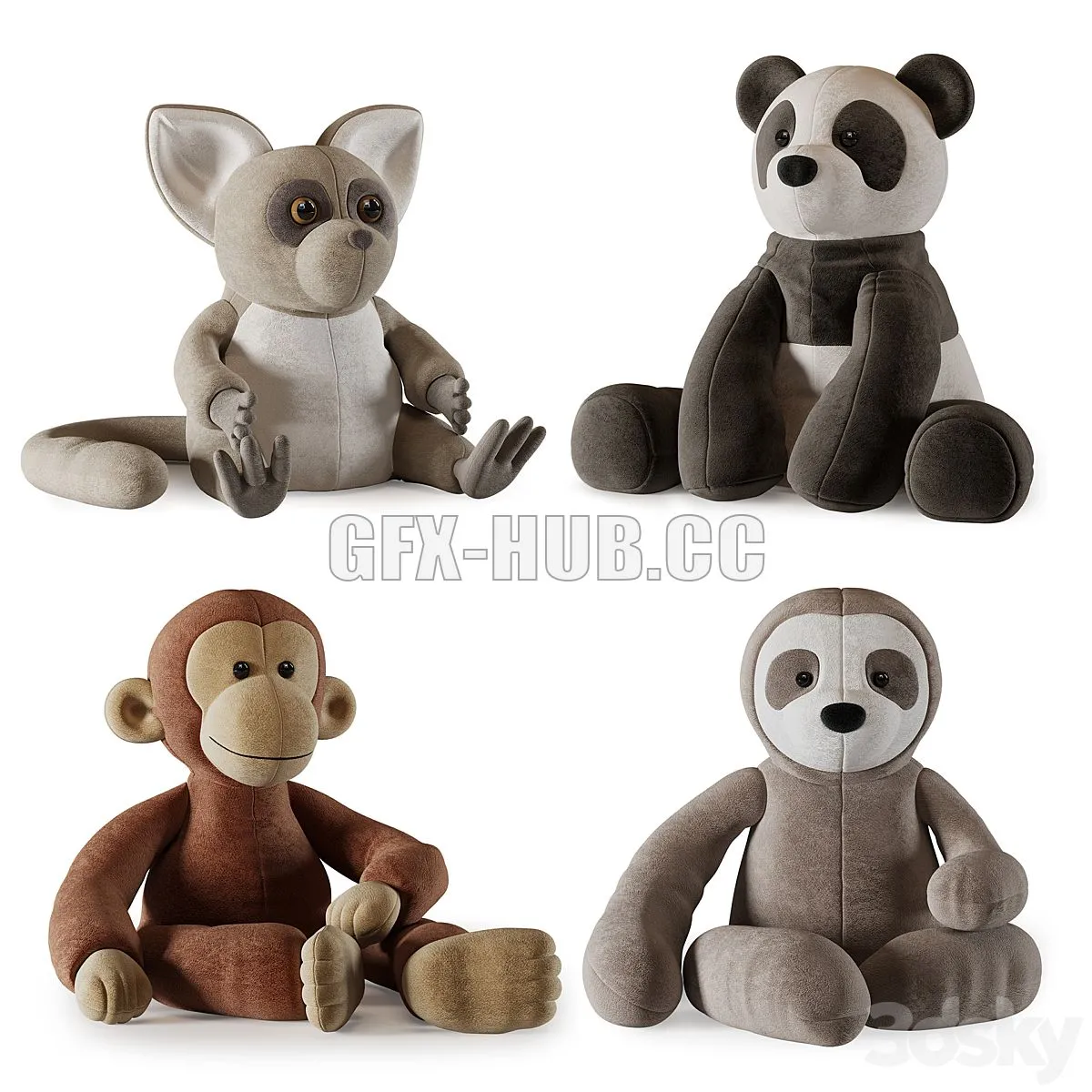 Plush Toys 22 3D Model Plush Toys 22 3D Model