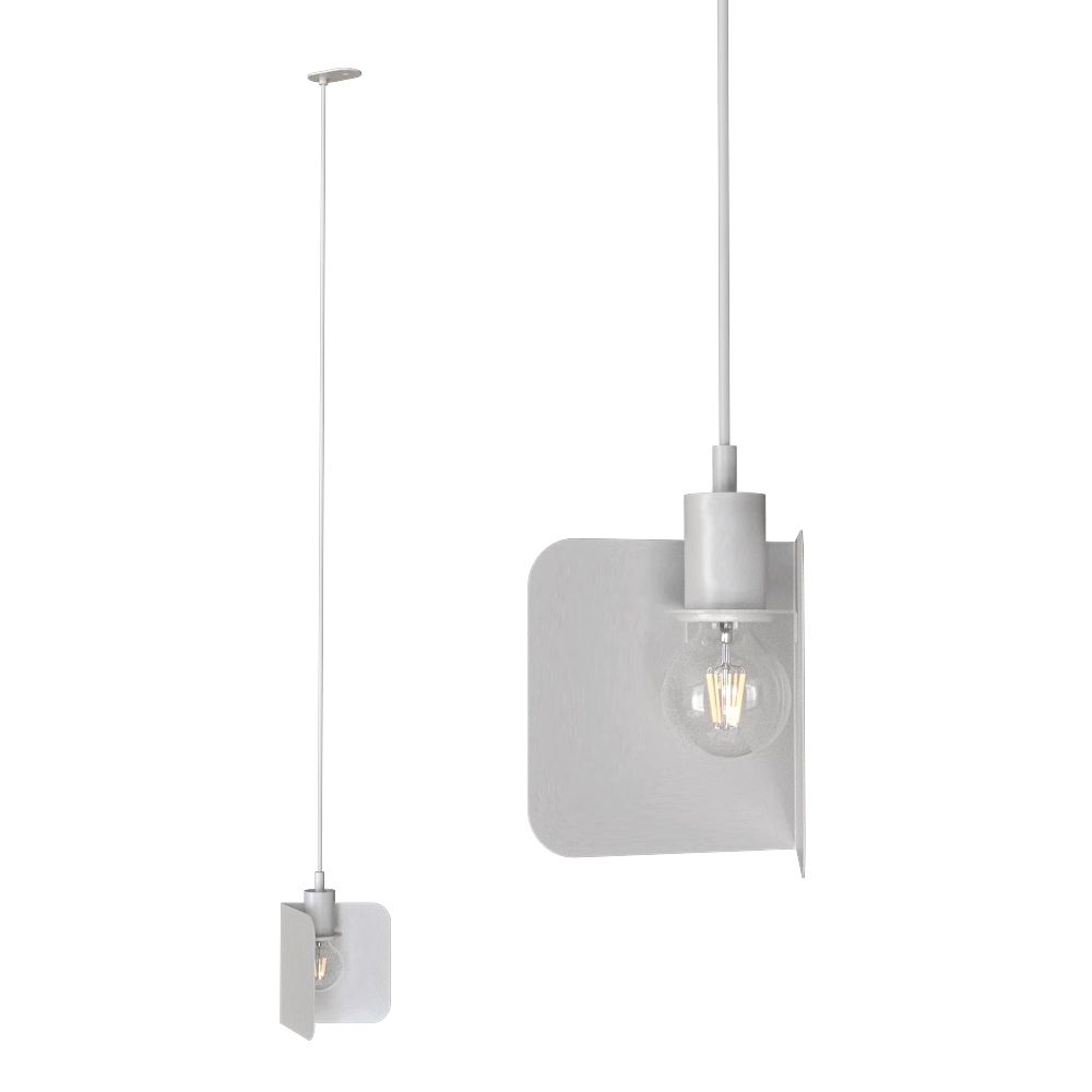 Pluskouple – Ceiling lamp CORNER Big 3D Model