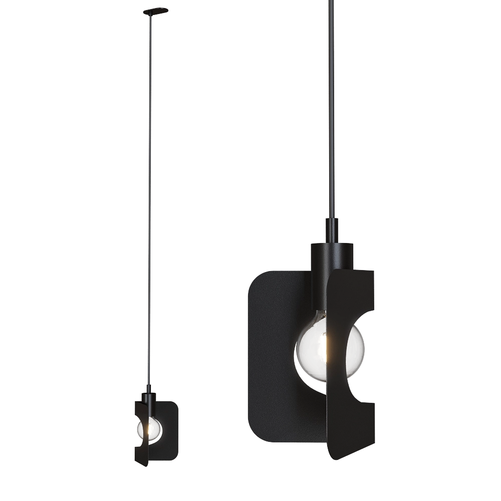 Pluskouple – Ceiling lamp CORNER Globe 3D Model