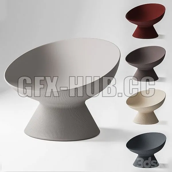 Plust FADE armchair 3D Model
